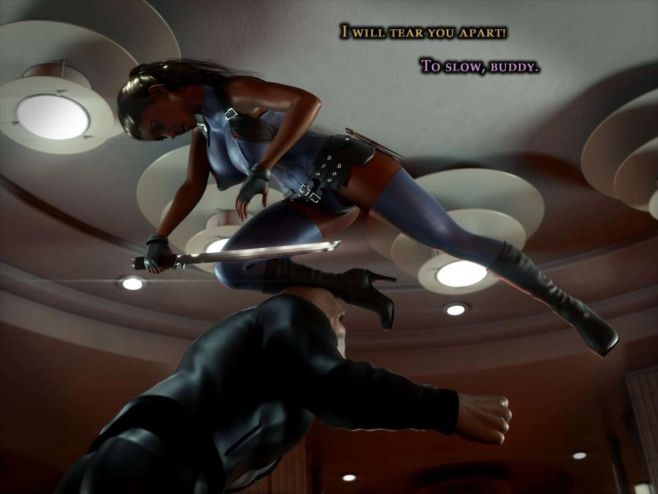 Demon Hunter Diana 2 porn comic picture 5