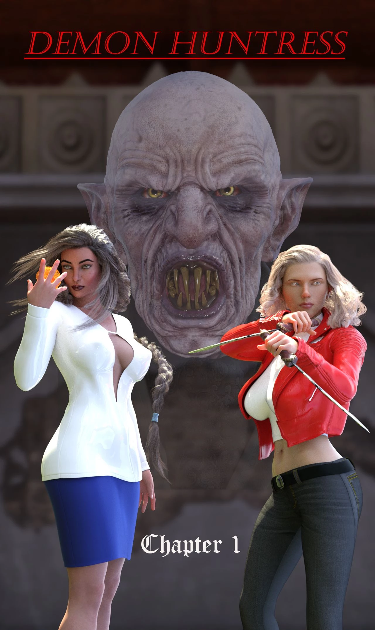 Demon Huntress porn comic picture 1