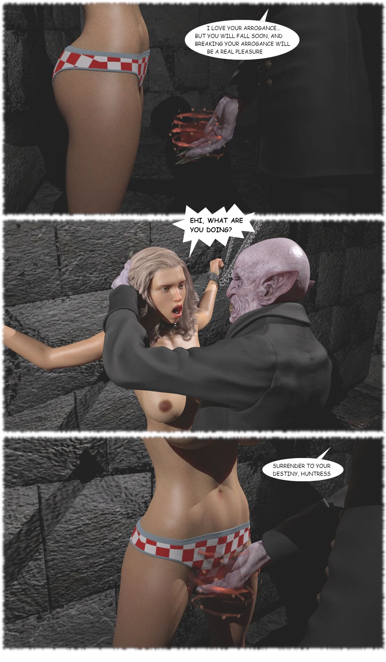 Demon Huntress porn comic picture 17