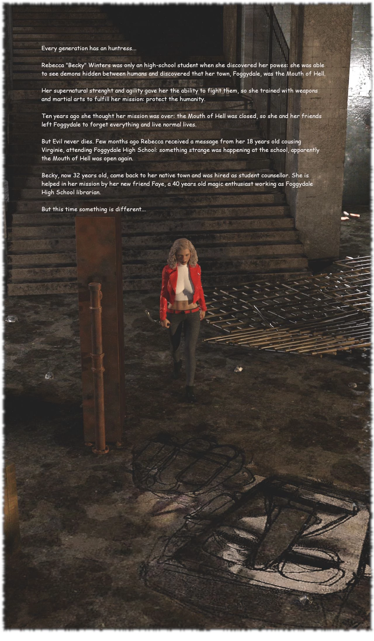 Demon Huntress porn comic picture 3