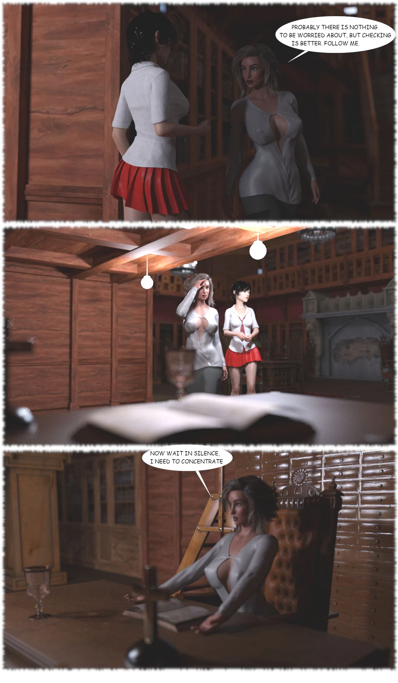 Demon Huntress porn comic picture 42