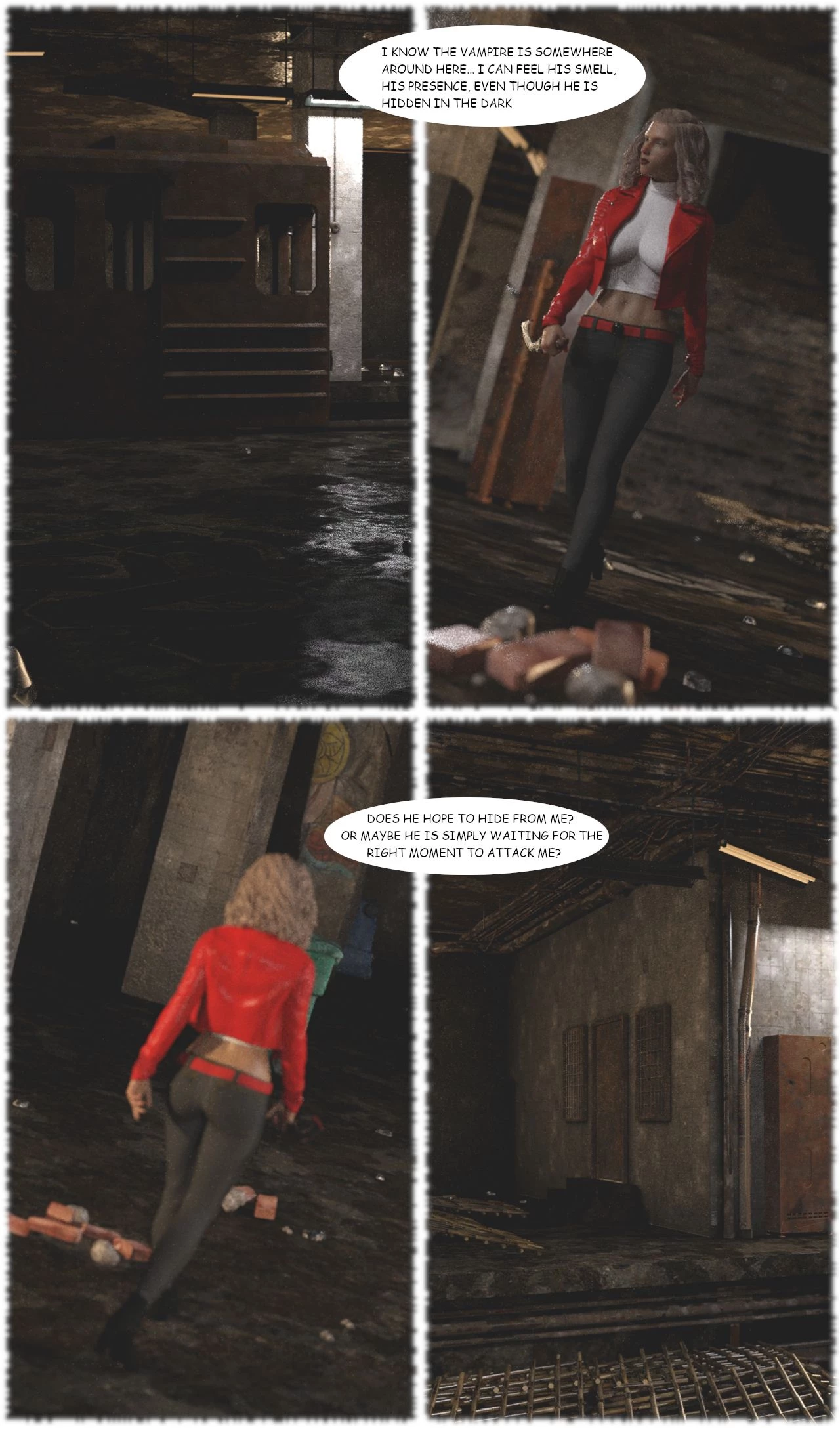 Demon Huntress porn comic picture 5