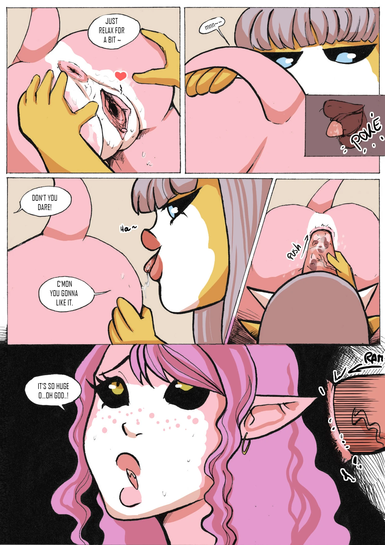 Demonic Sleepover porn comic picture 11