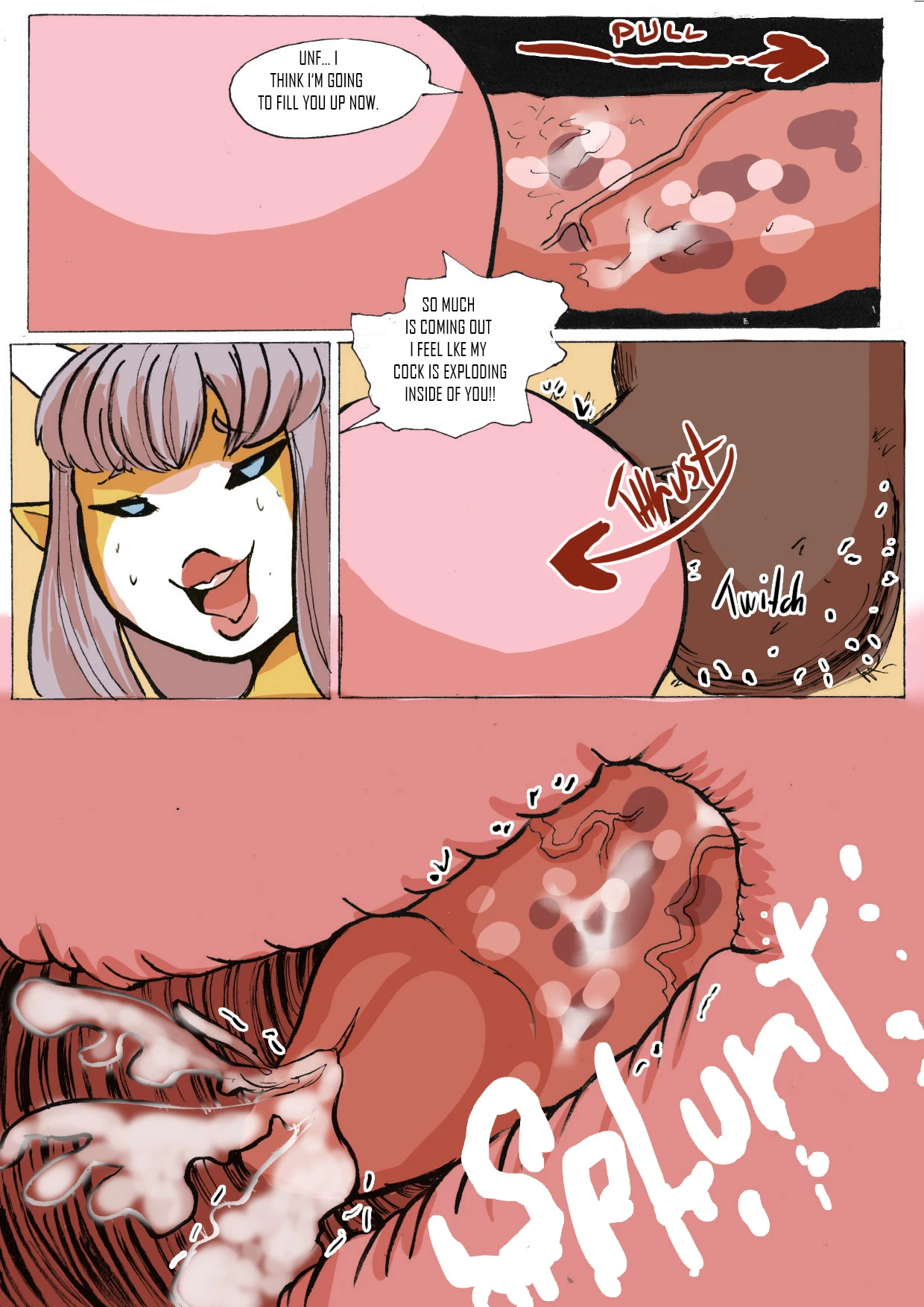 Demonic Sleepover porn comic picture 13