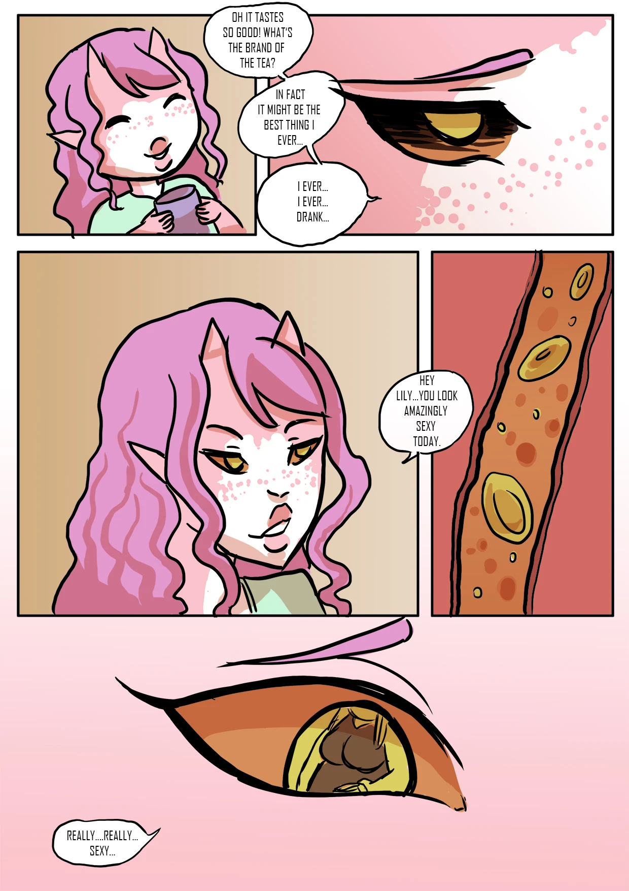 Demonic Sleepover porn comic picture 3