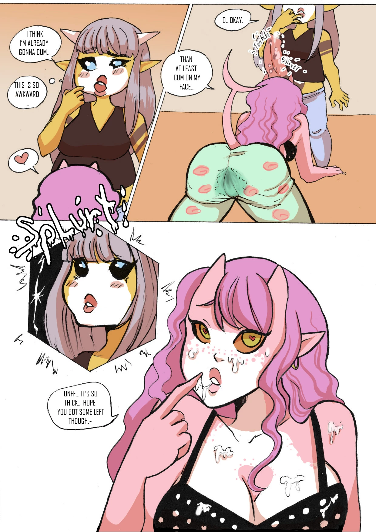 Demonic Sleepover porn comic picture 7