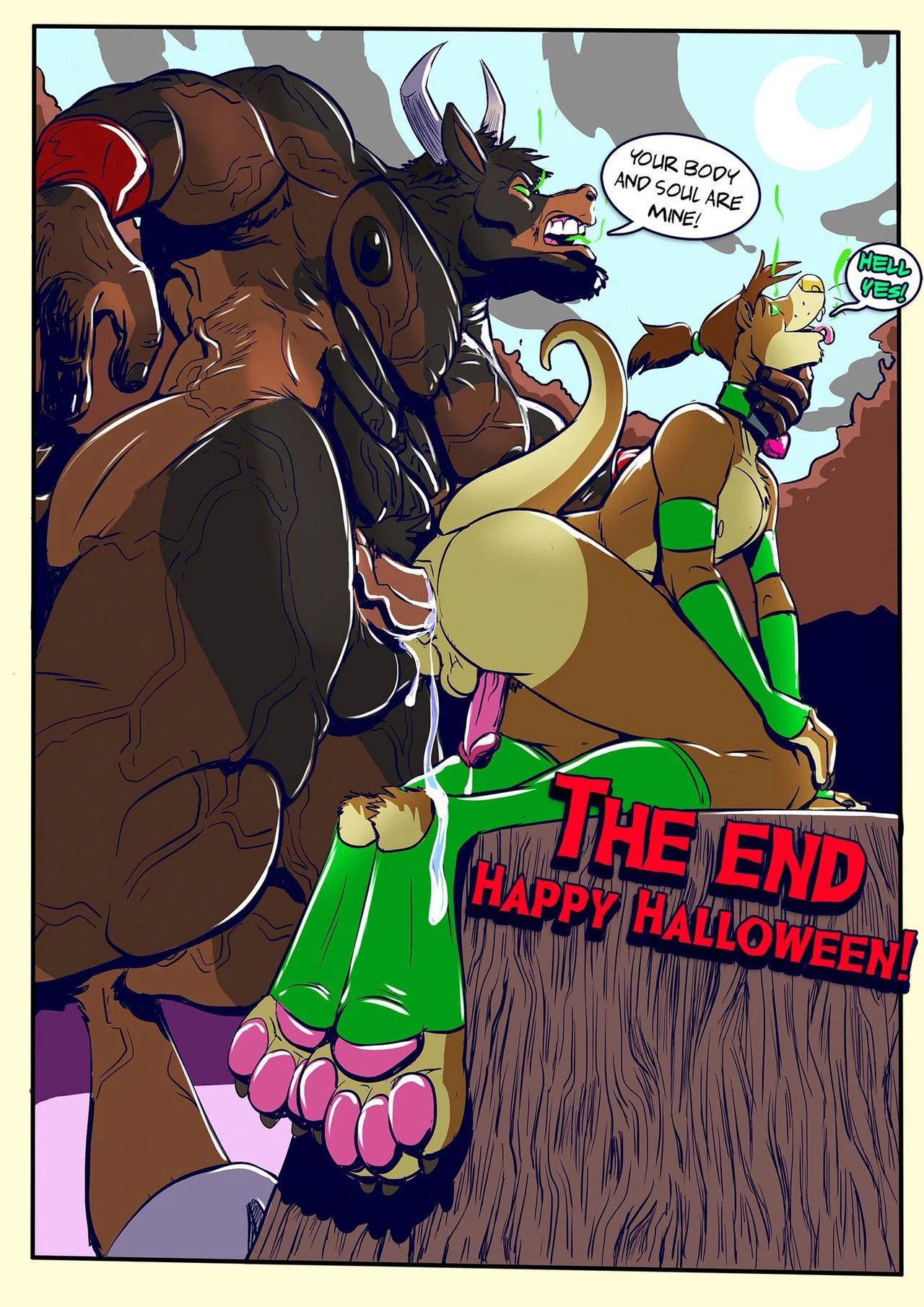 Demonorgy porn comic picture 7