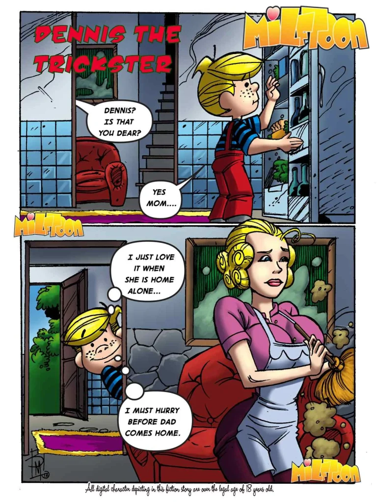 Dennis the Trickster porn comic picture 1