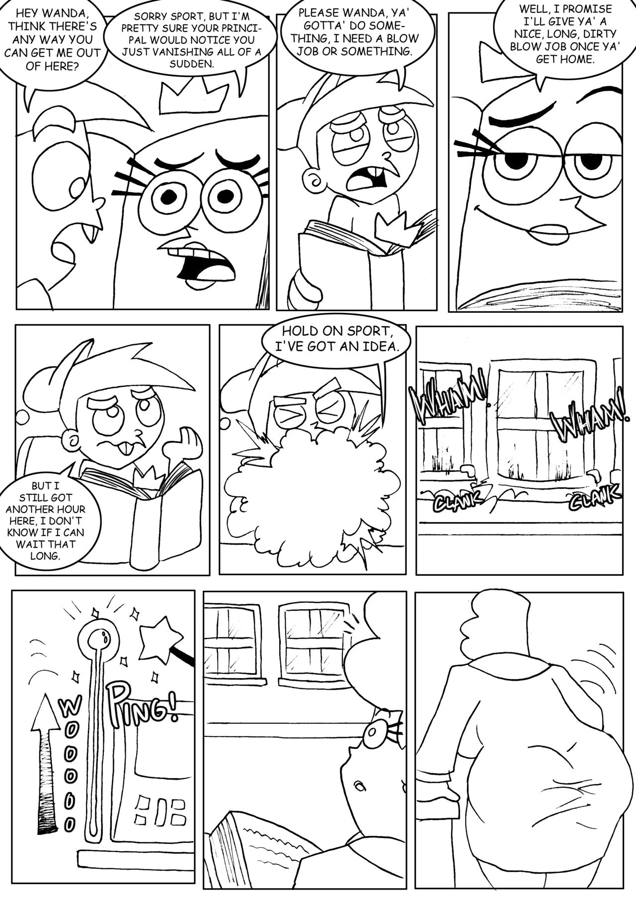 Detention Blue Balls porn comic picture 2