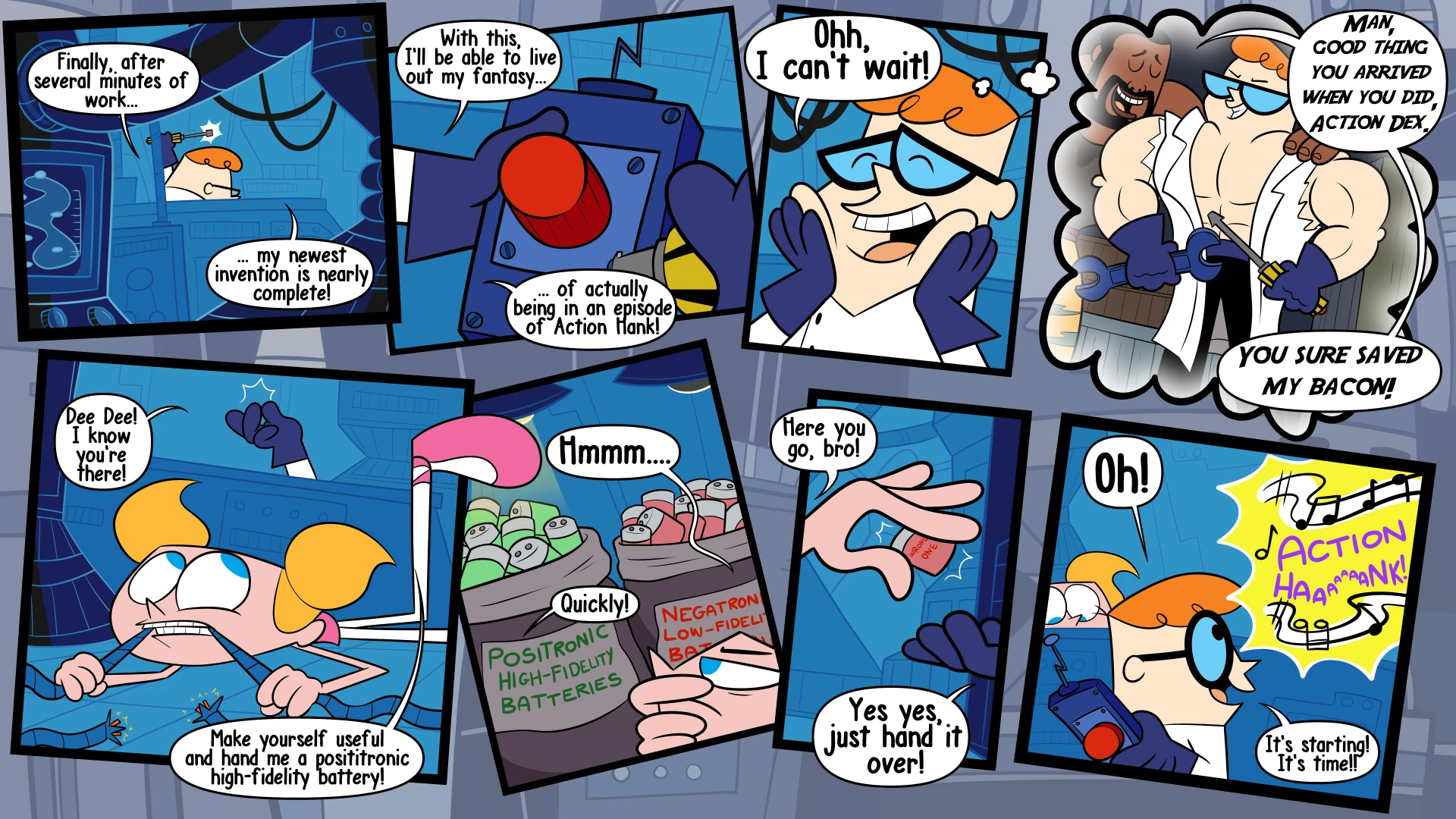 Dexter's Laboratory - Action Skank: Extended Features porn comic picture 2