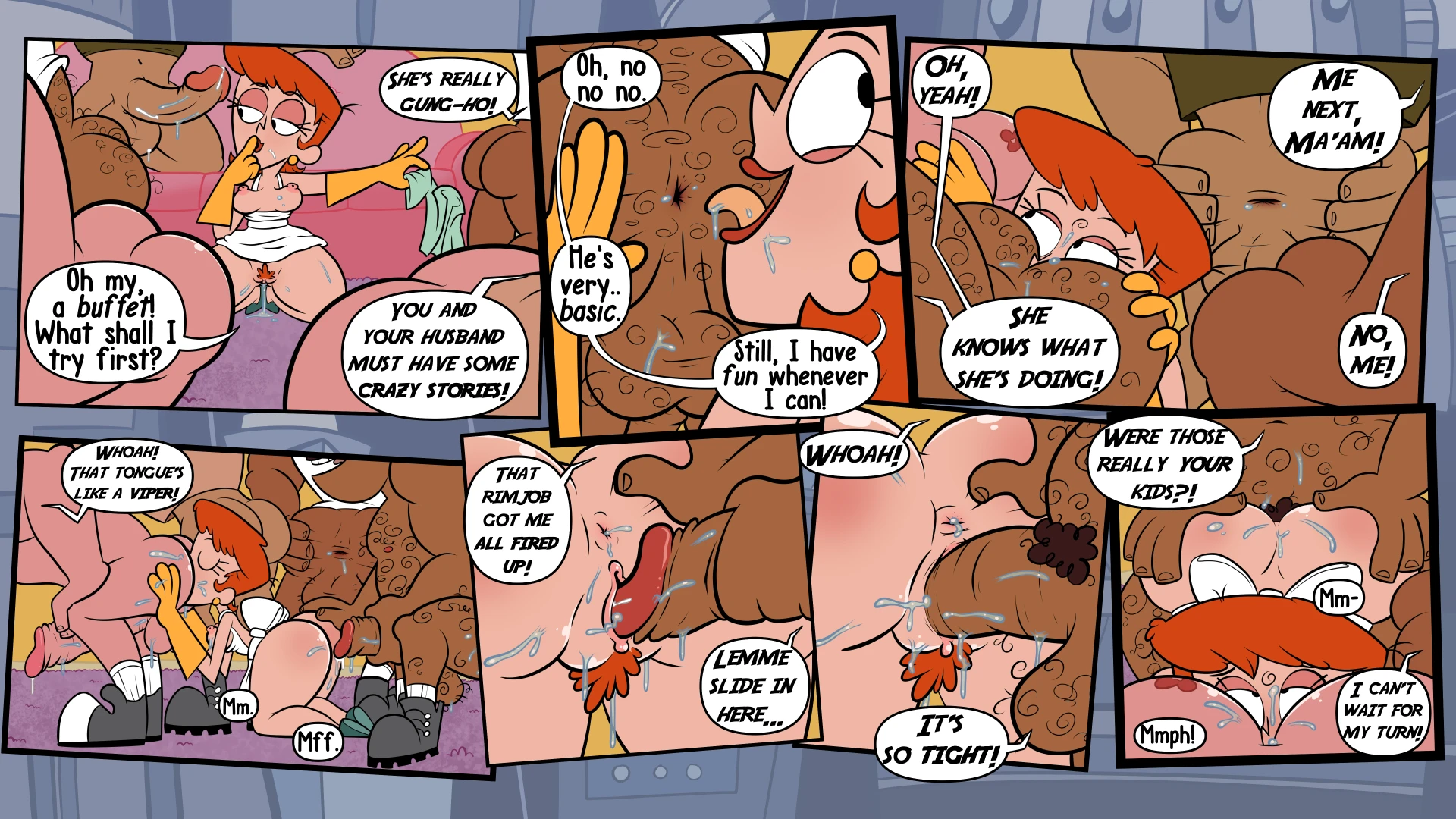 Dexter's Laboratory - Action Skank: Extended Features porn comic picture 9