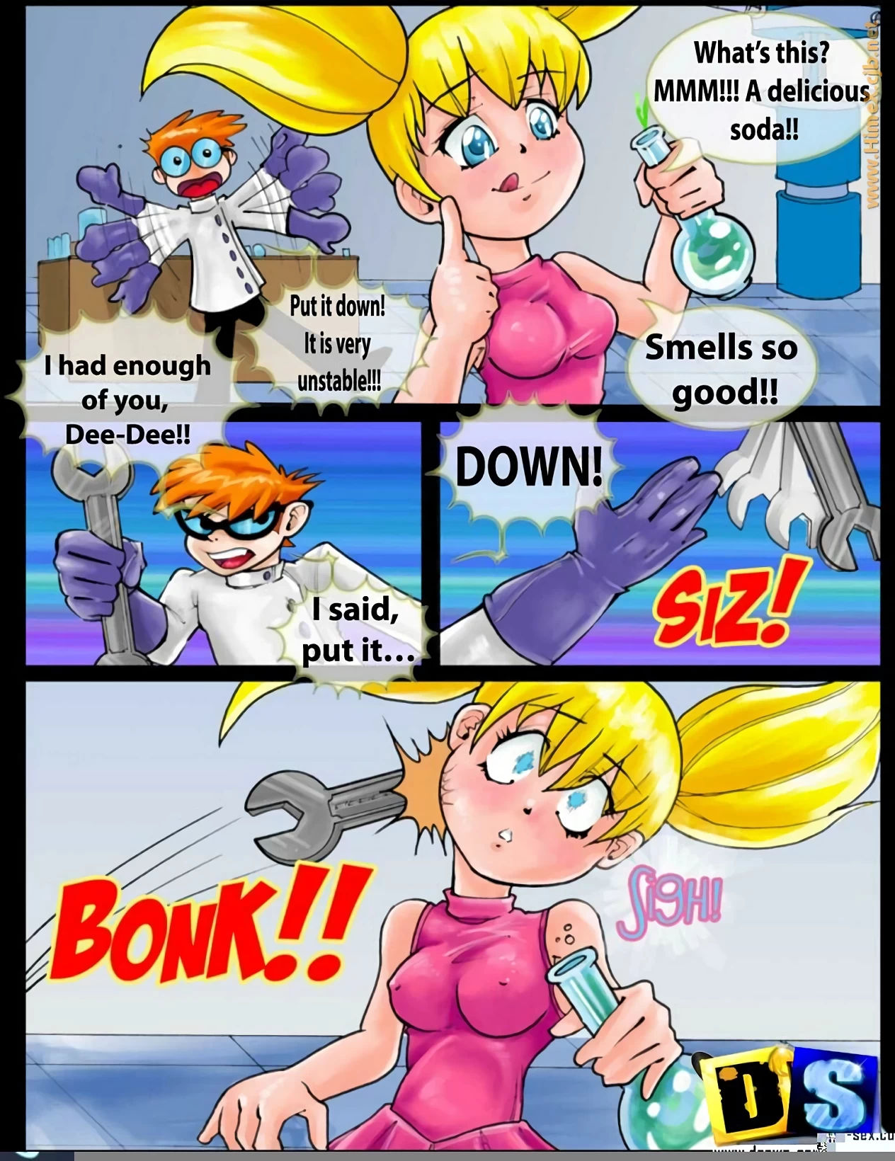 Dexter's Lust Laboratory porn comic picture 3