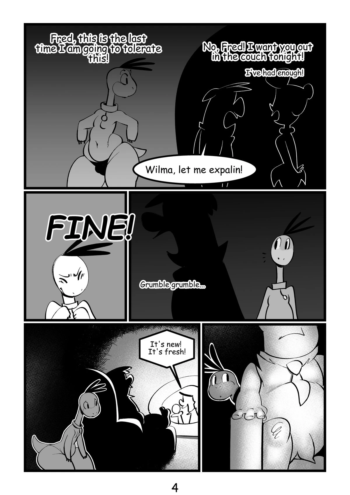 Dino♂️ porn comic picture 4