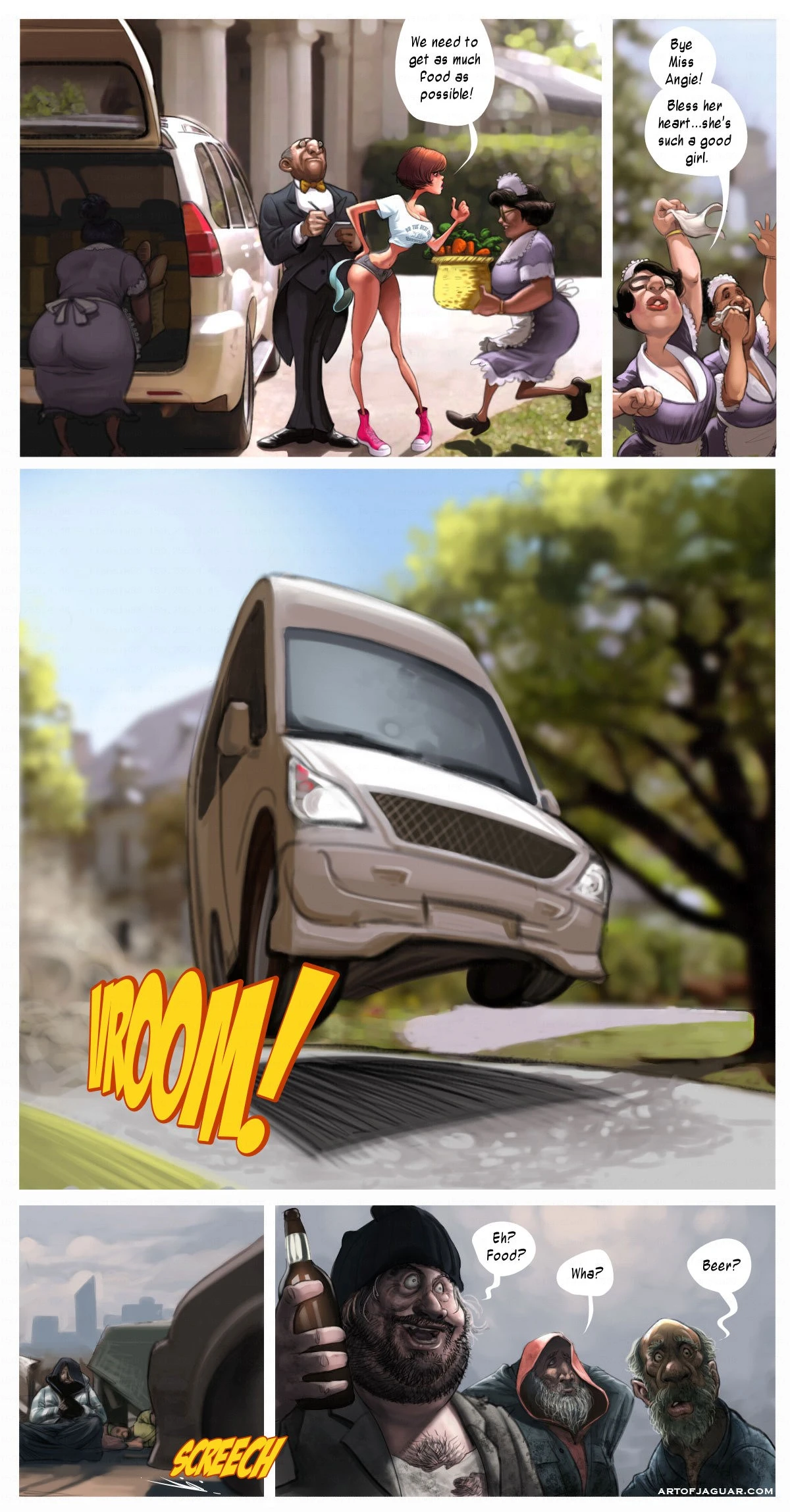 Dirty Homeless porn comic picture 2