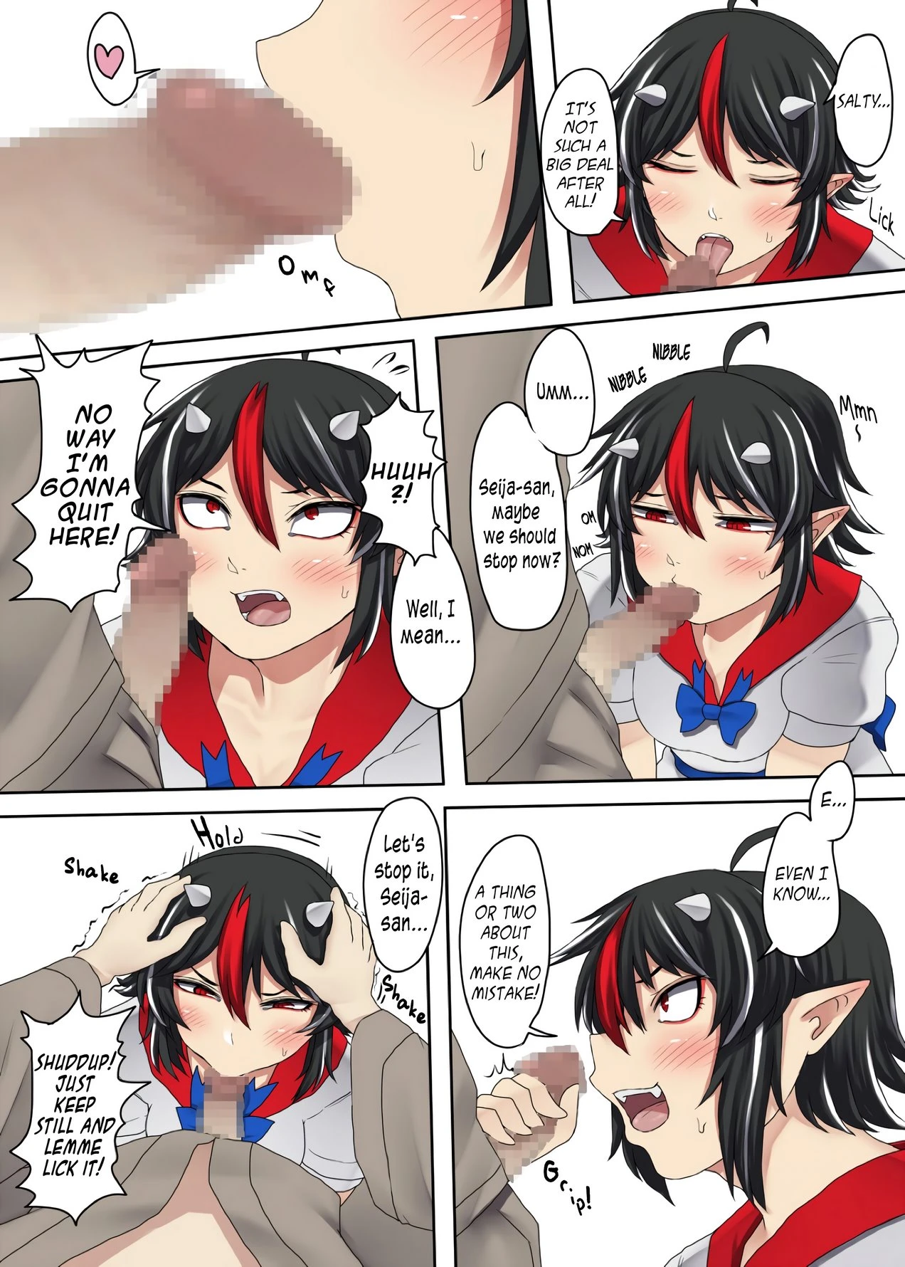Doing "it" with an honest Seija porn comic picture 5