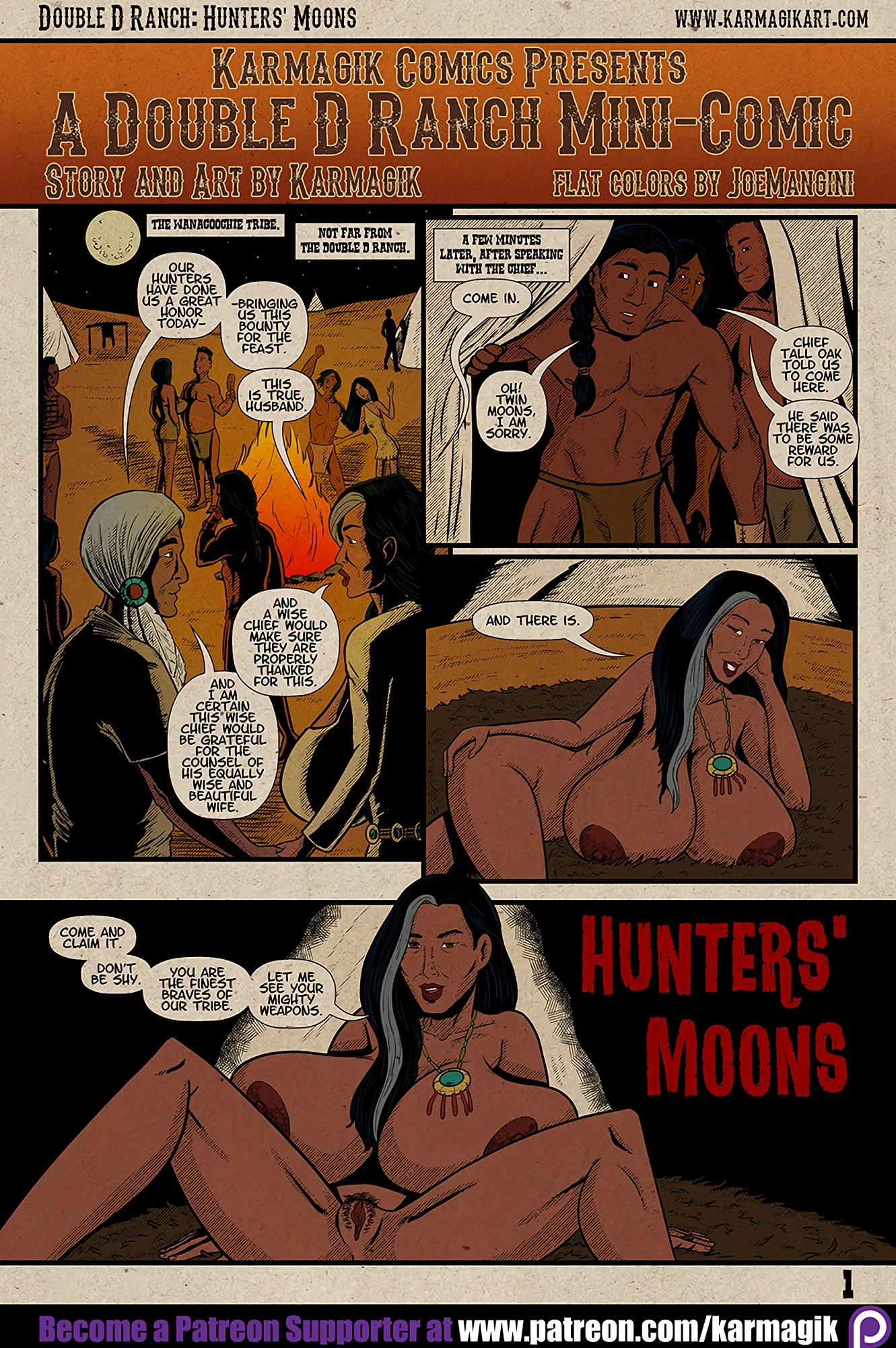 Double D Ranch: Hunters' Moons porn comic picture 1