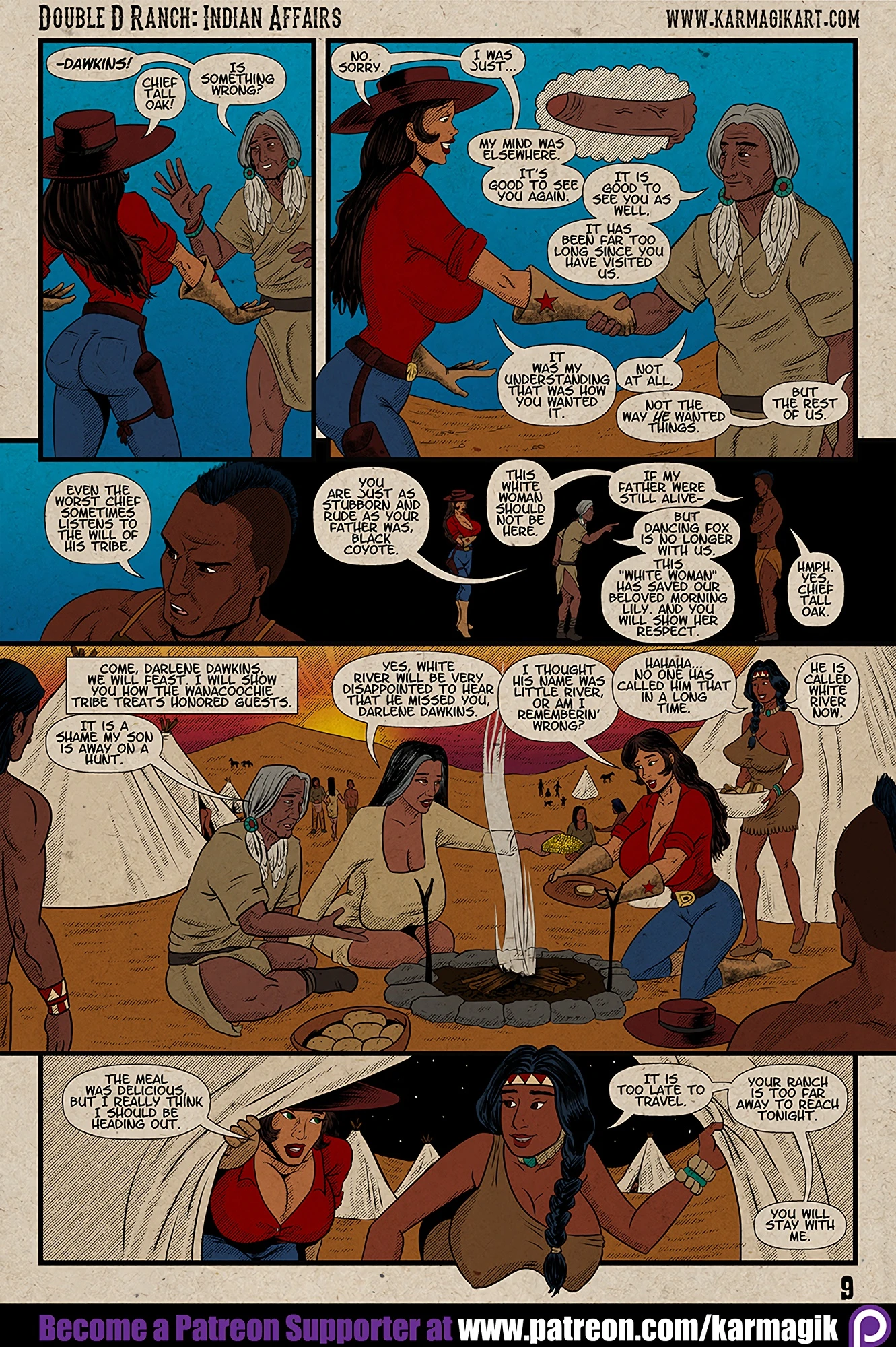 Double D Ranch - Indian Affairs porn comic picture 10