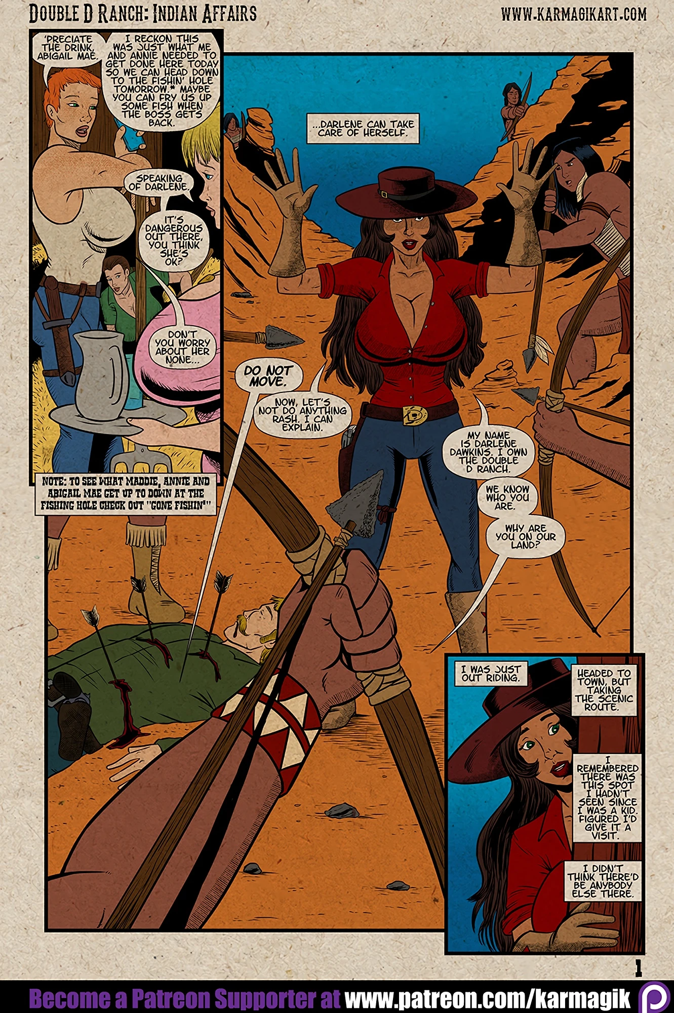Double D Ranch - Indian Affairs porn comic picture 2