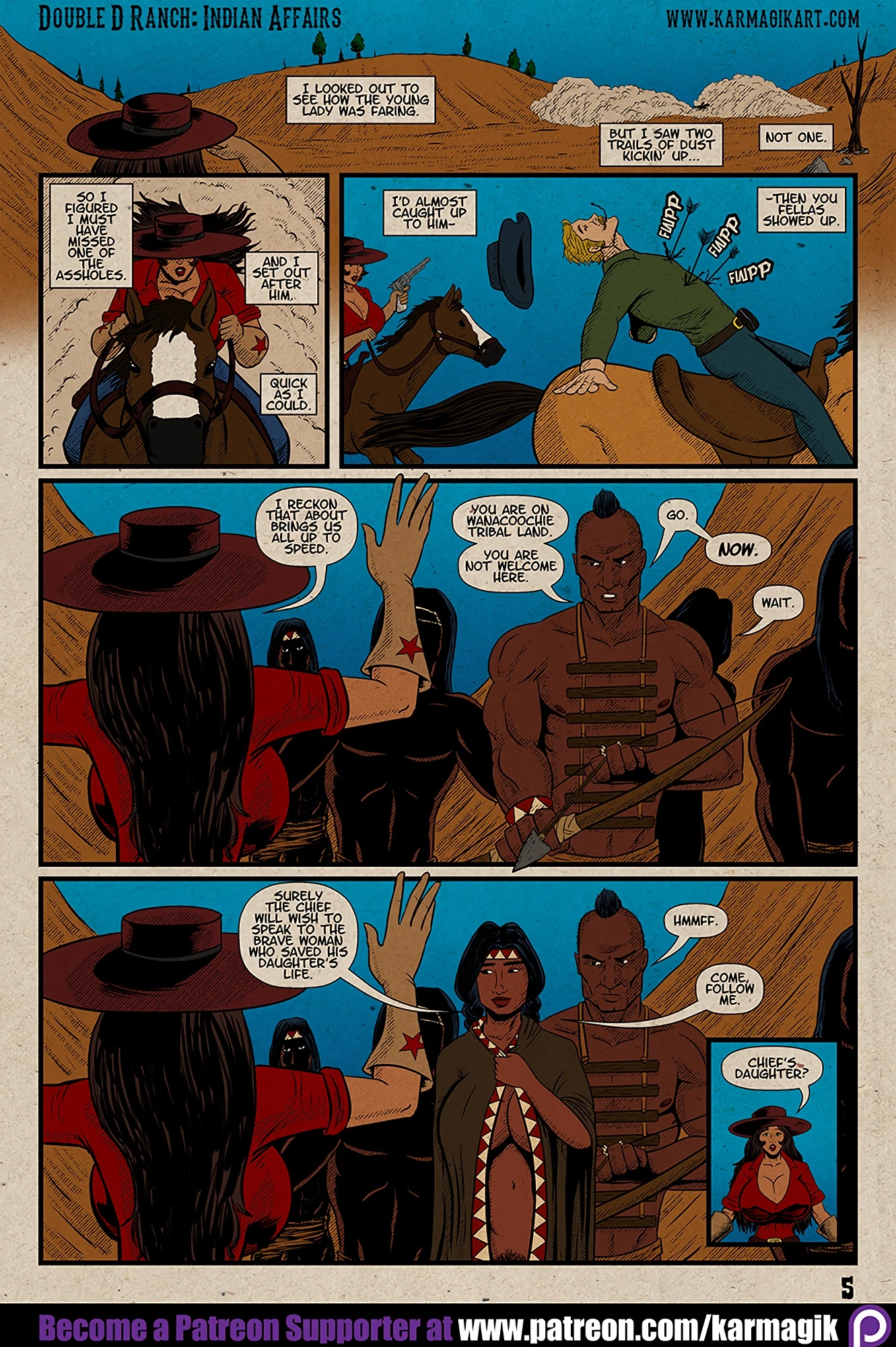 Double D Ranch - Indian Affairs porn comic picture 6