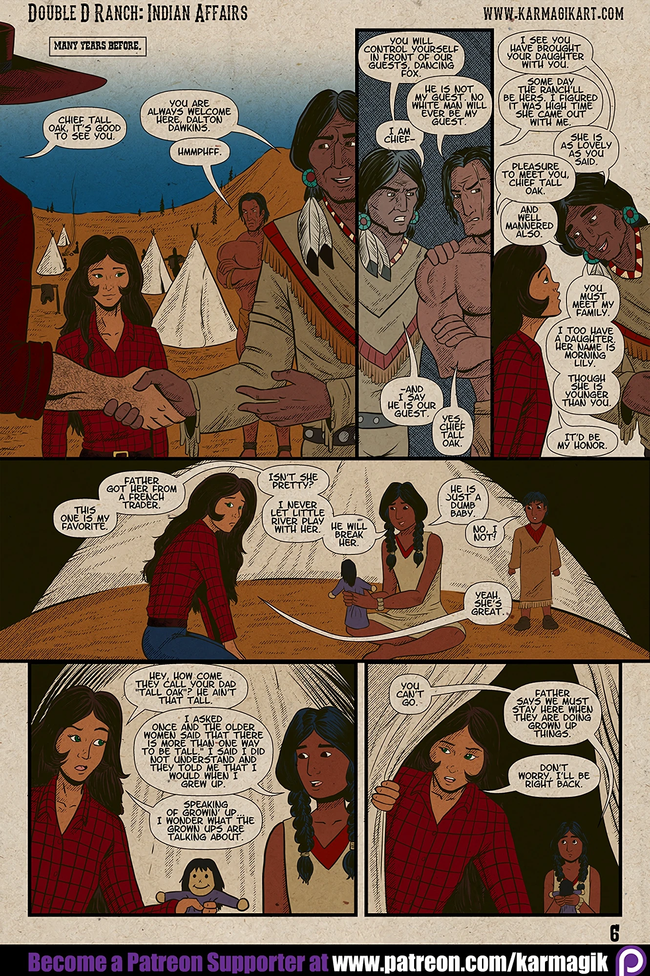 Double D Ranch - Indian Affairs porn comic picture 7