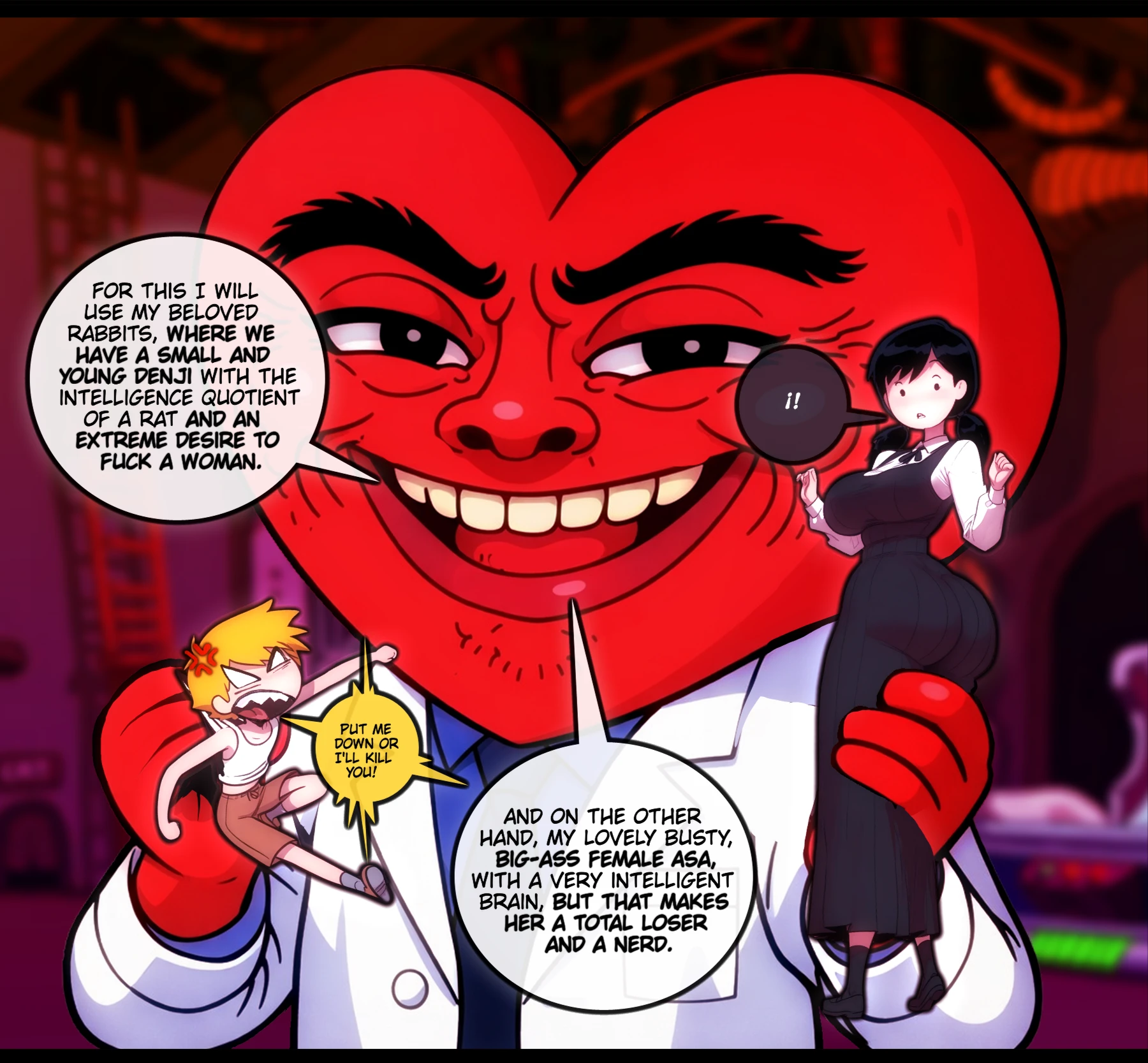 Dr.Love Experiments 1# - Chainsawmen DenjixAsa porn comic picture 3