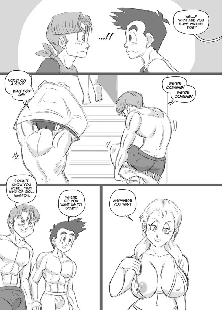 DRAGON BALL XXX- CHASE AFTER ME porn comic picture 7
