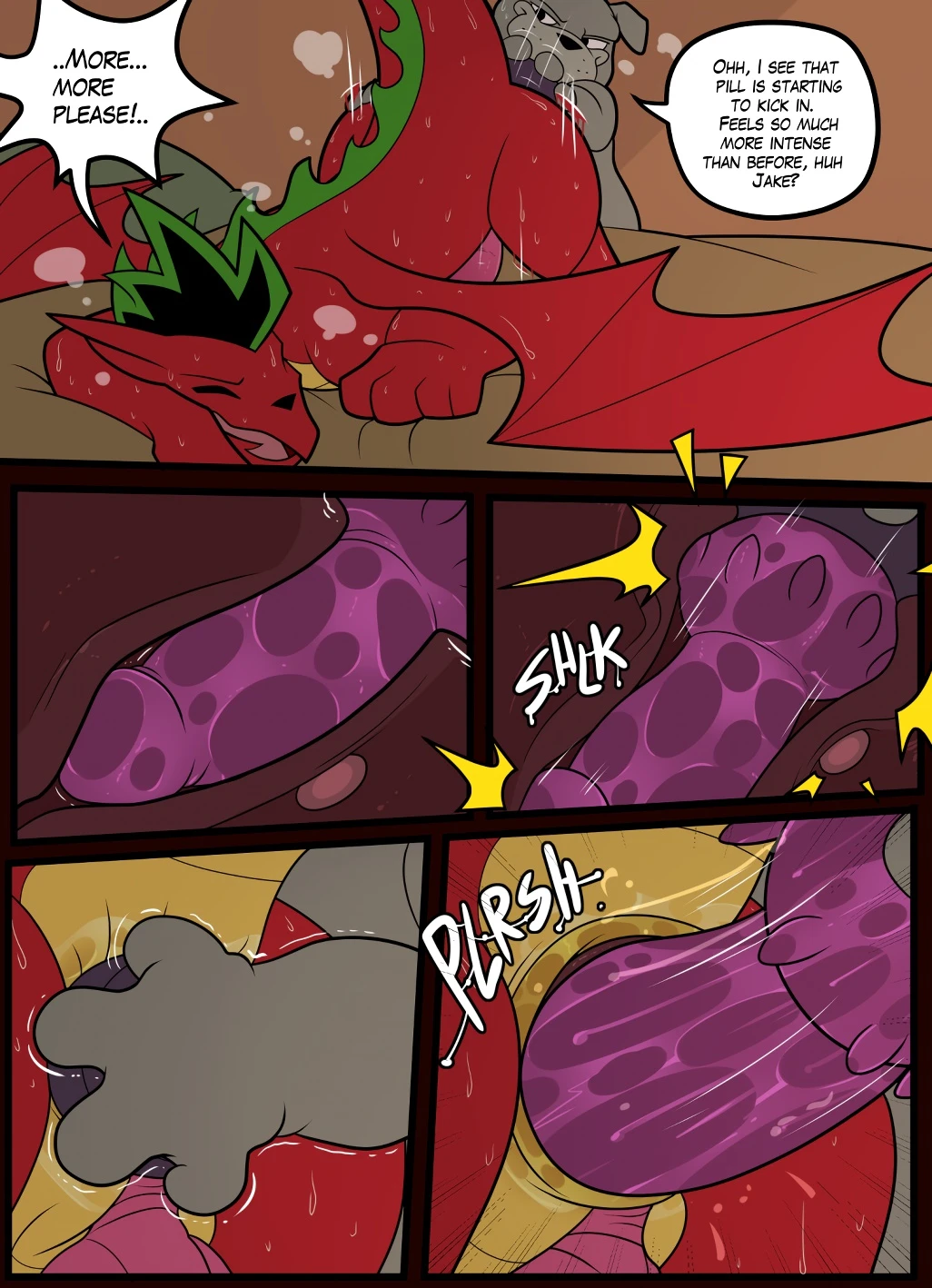 Dragon lessons 2 porn comic picture 17