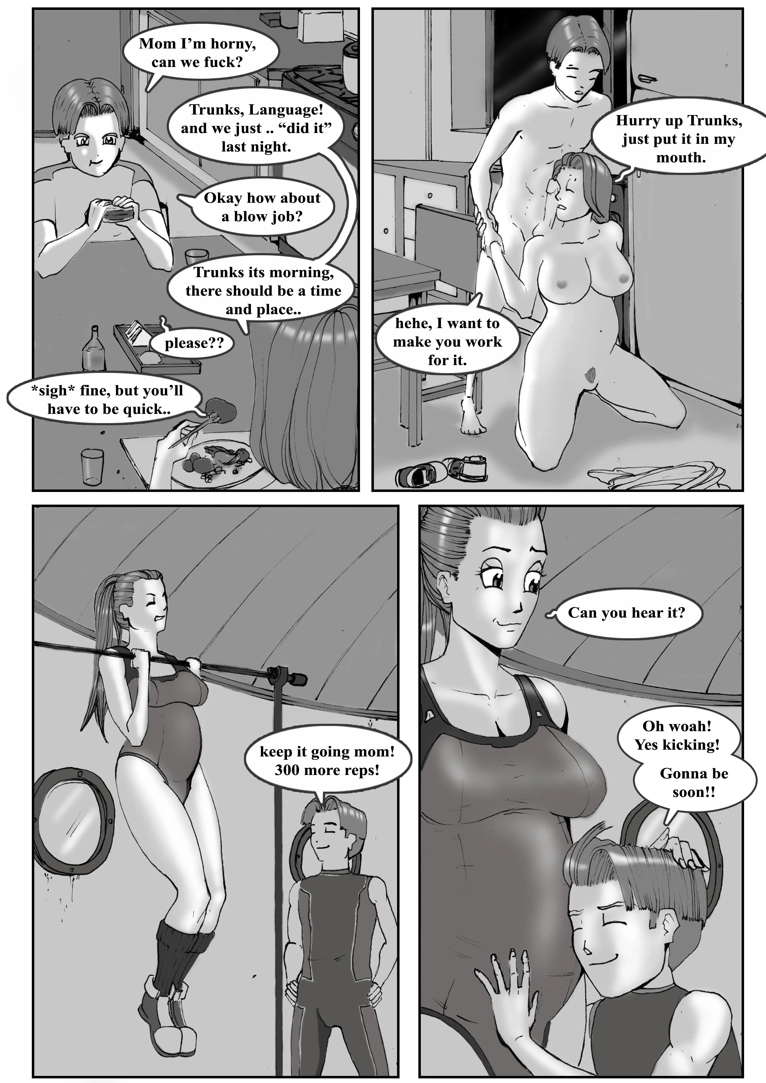 Dragon Moms 2: Part 2: Trunks Legcy porn comic picture 14