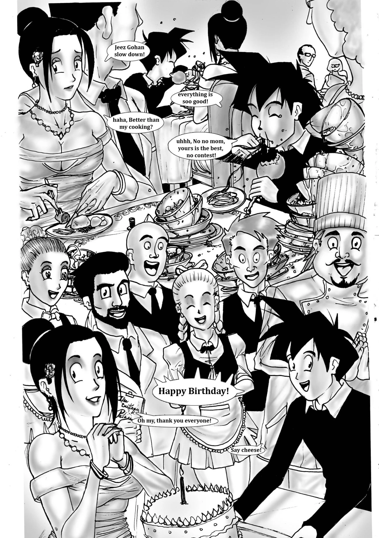 Dragon Moms: Chichi's Special Day porn comic picture 15