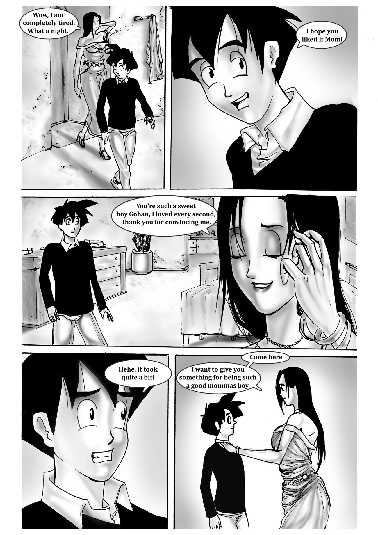 Dragon Moms: Chichi's Special Day porn comic picture 17