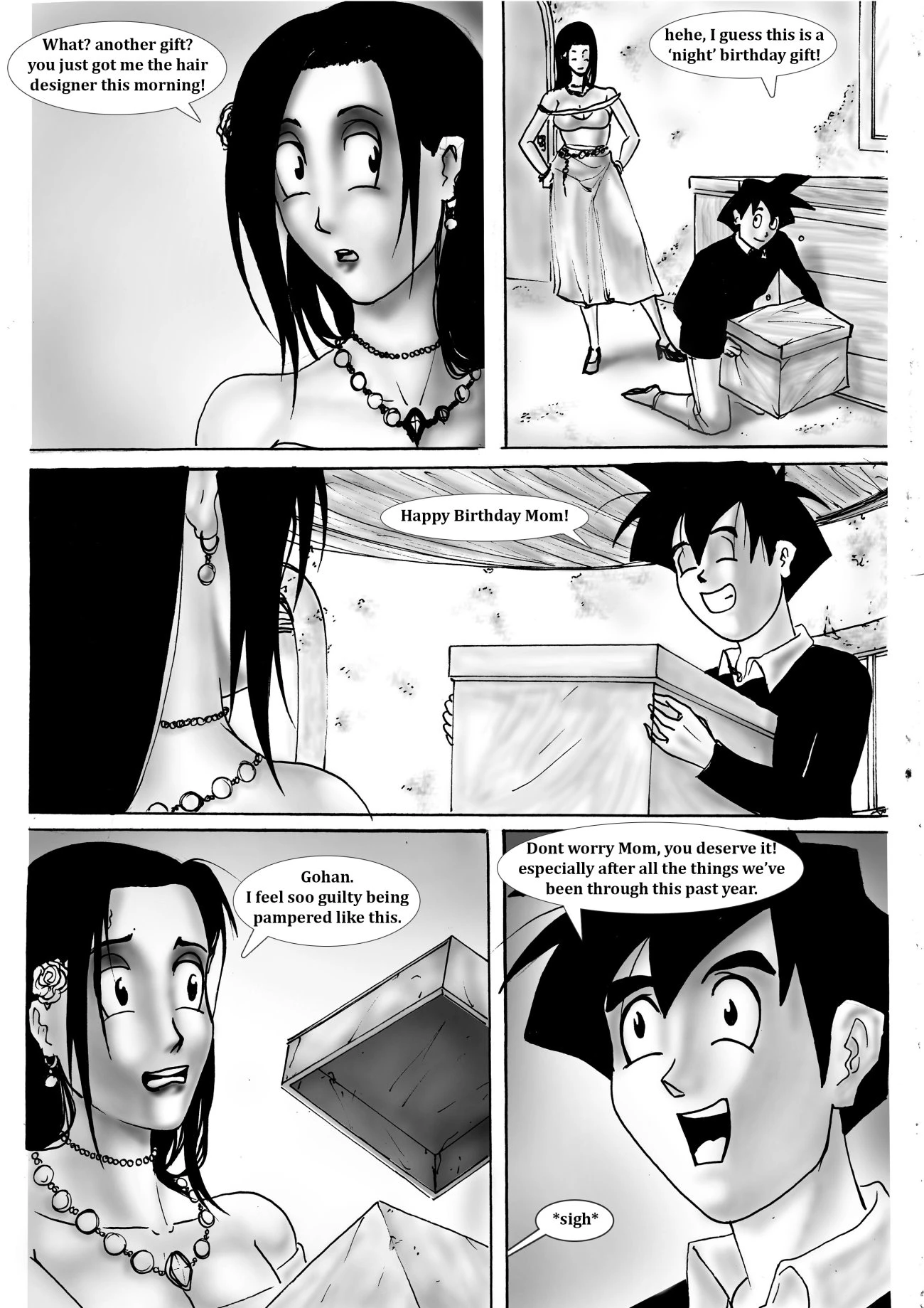 Dragon Moms: Chichi's Special Day porn comic picture 19