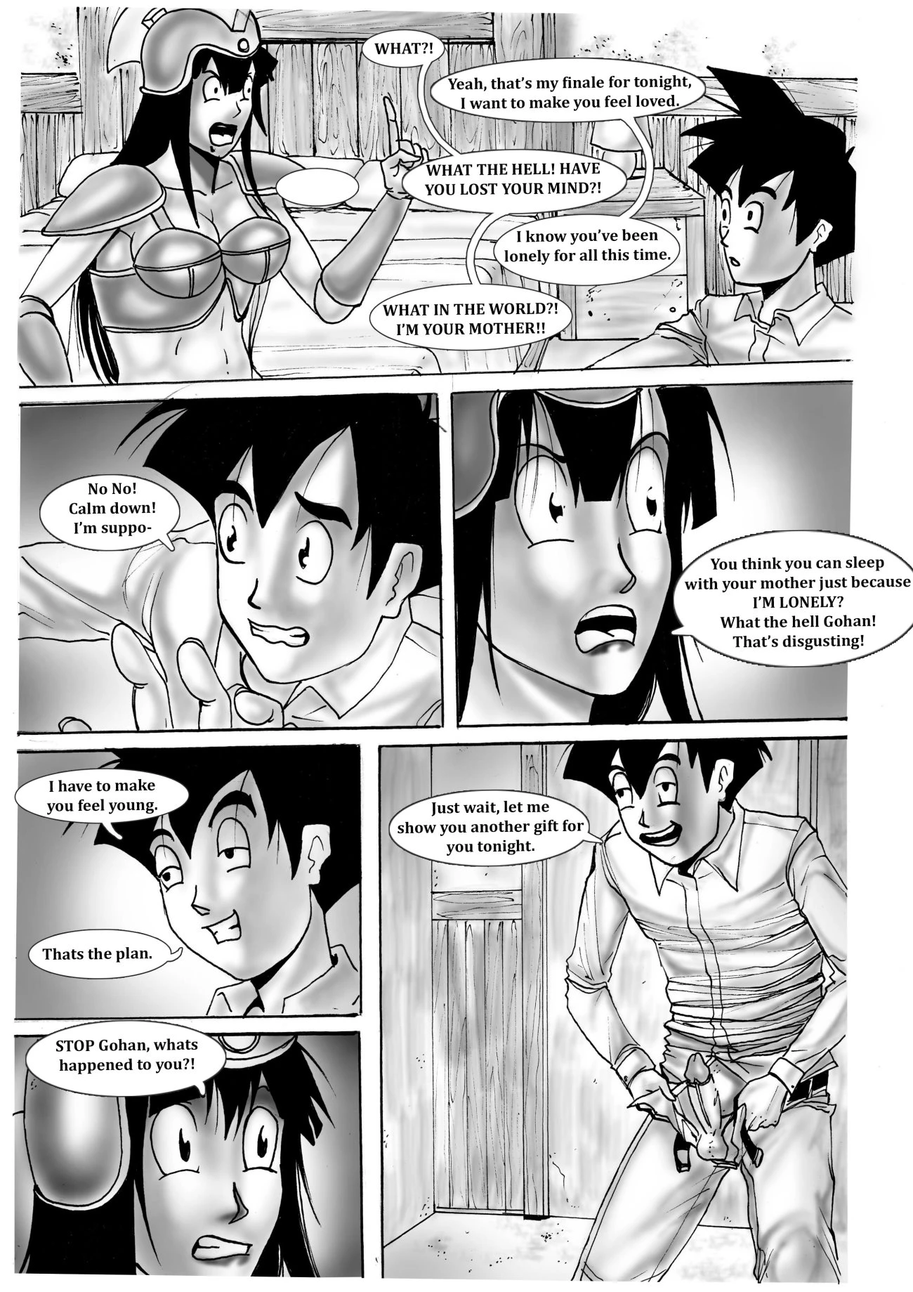 Dragon Moms: Chichi's Special Day porn comic picture 25