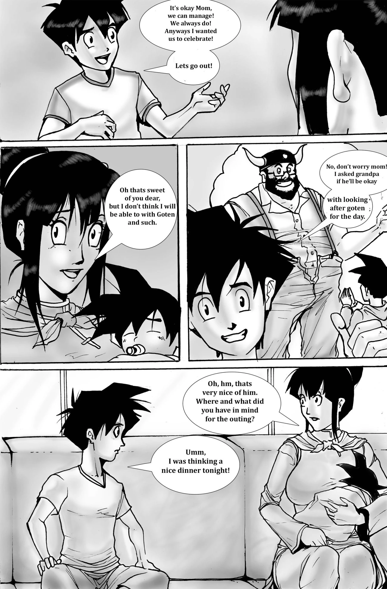 Dragon Moms: Chichi's Special Day porn comic picture 3