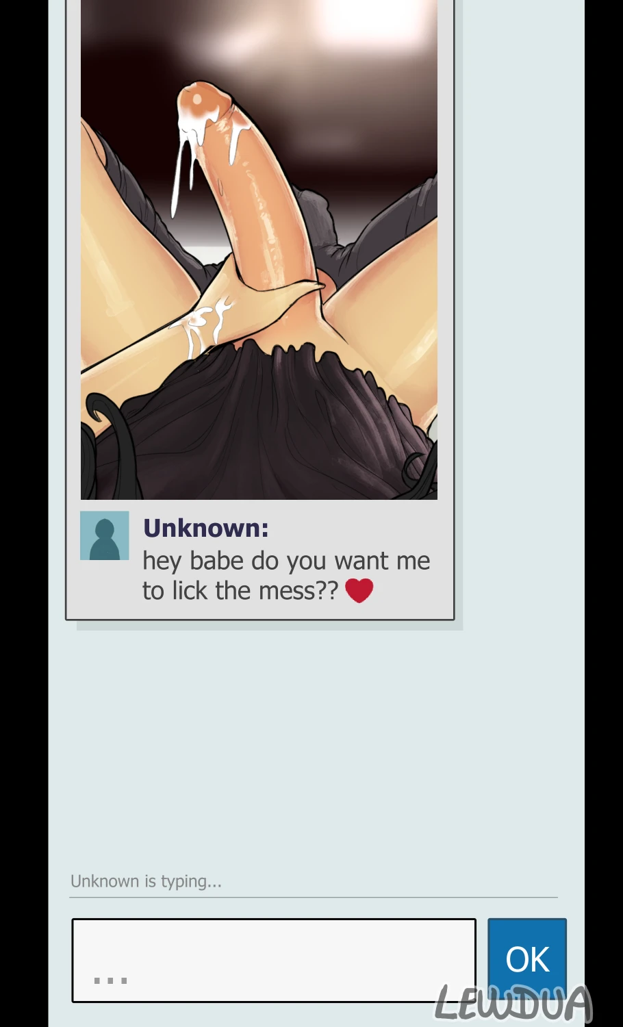 “Dick pic” porn comic picture 1