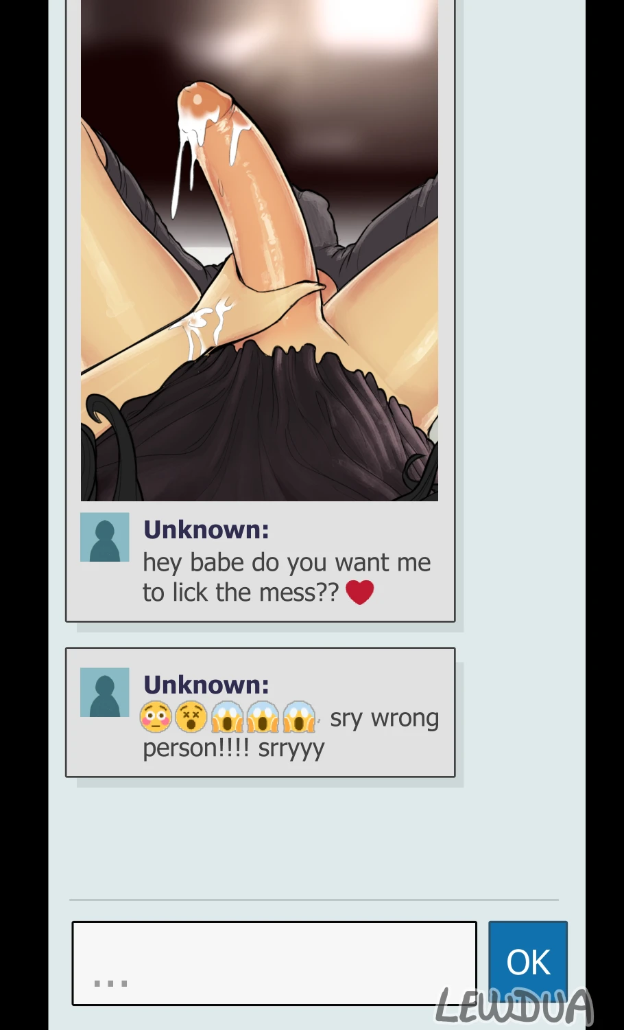 “Dick pic” porn comic picture 2