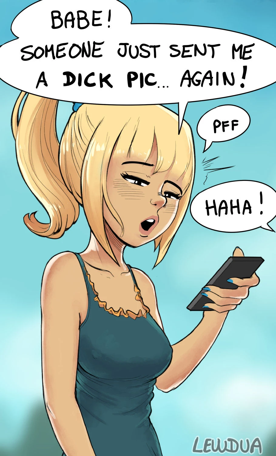 “Dick pic” porn comic picture 3