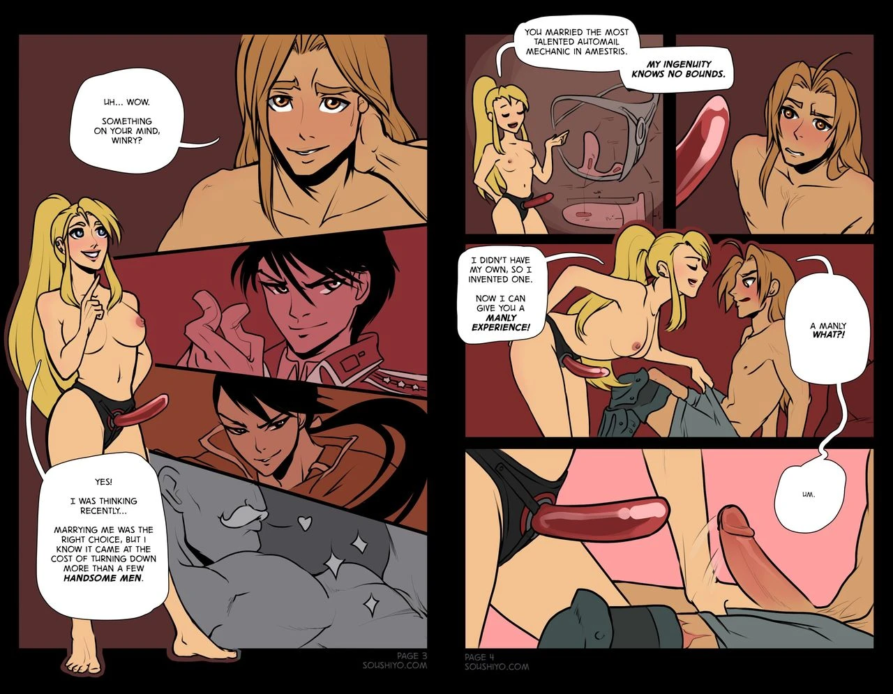 Ed X Winry porn comic picture 2