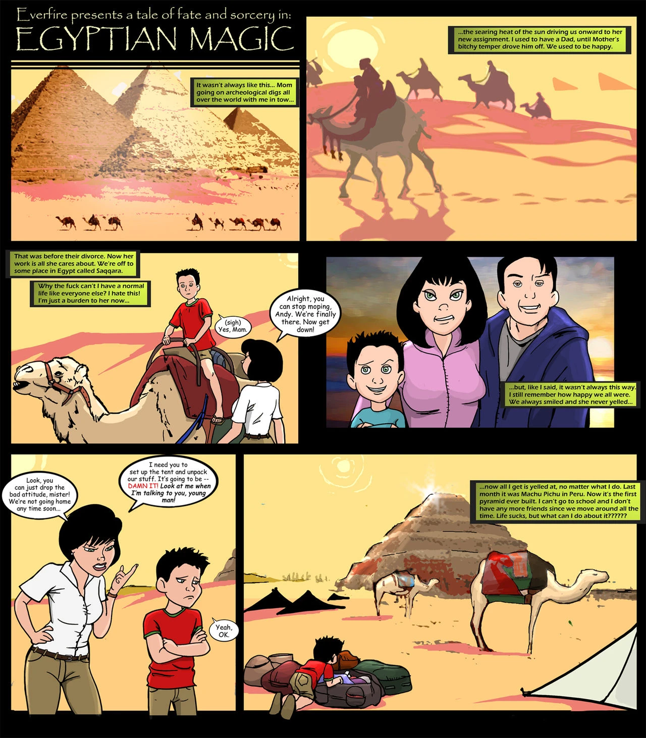 Egyptian Magic porn comic picture 2