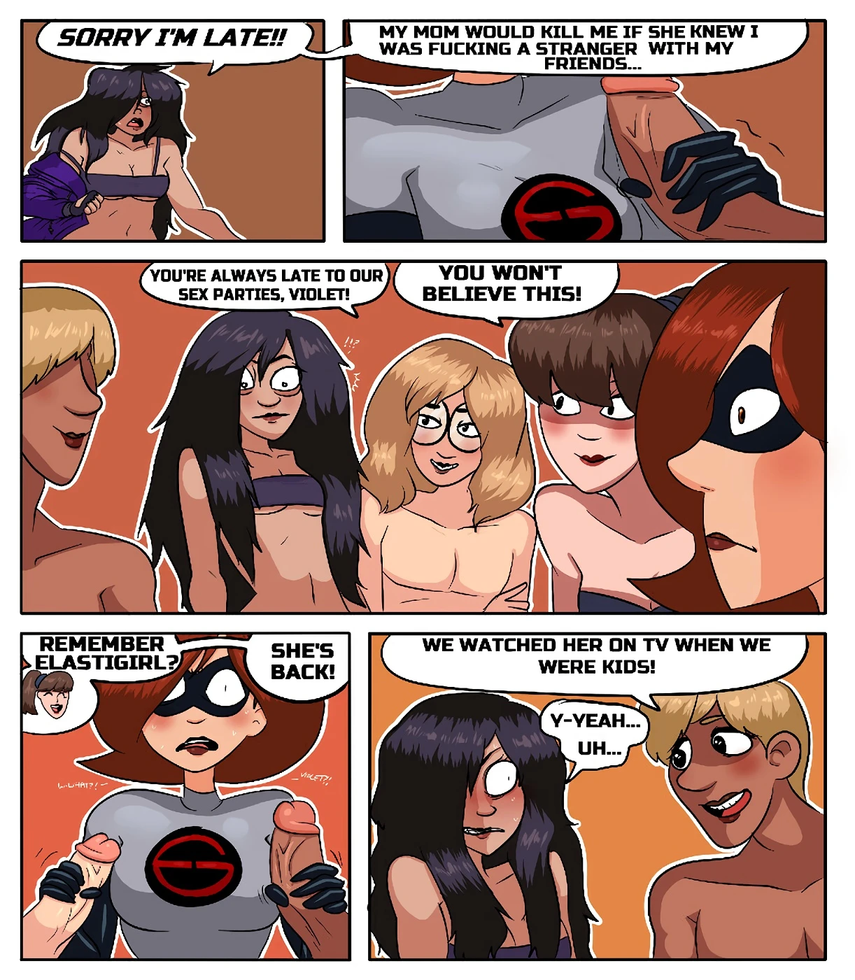 Elastigirl Comic porn comic picture 2