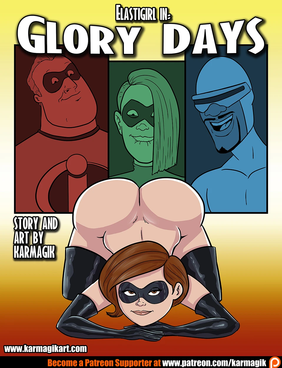Elastigirl in Glory Days porn comic picture 1
