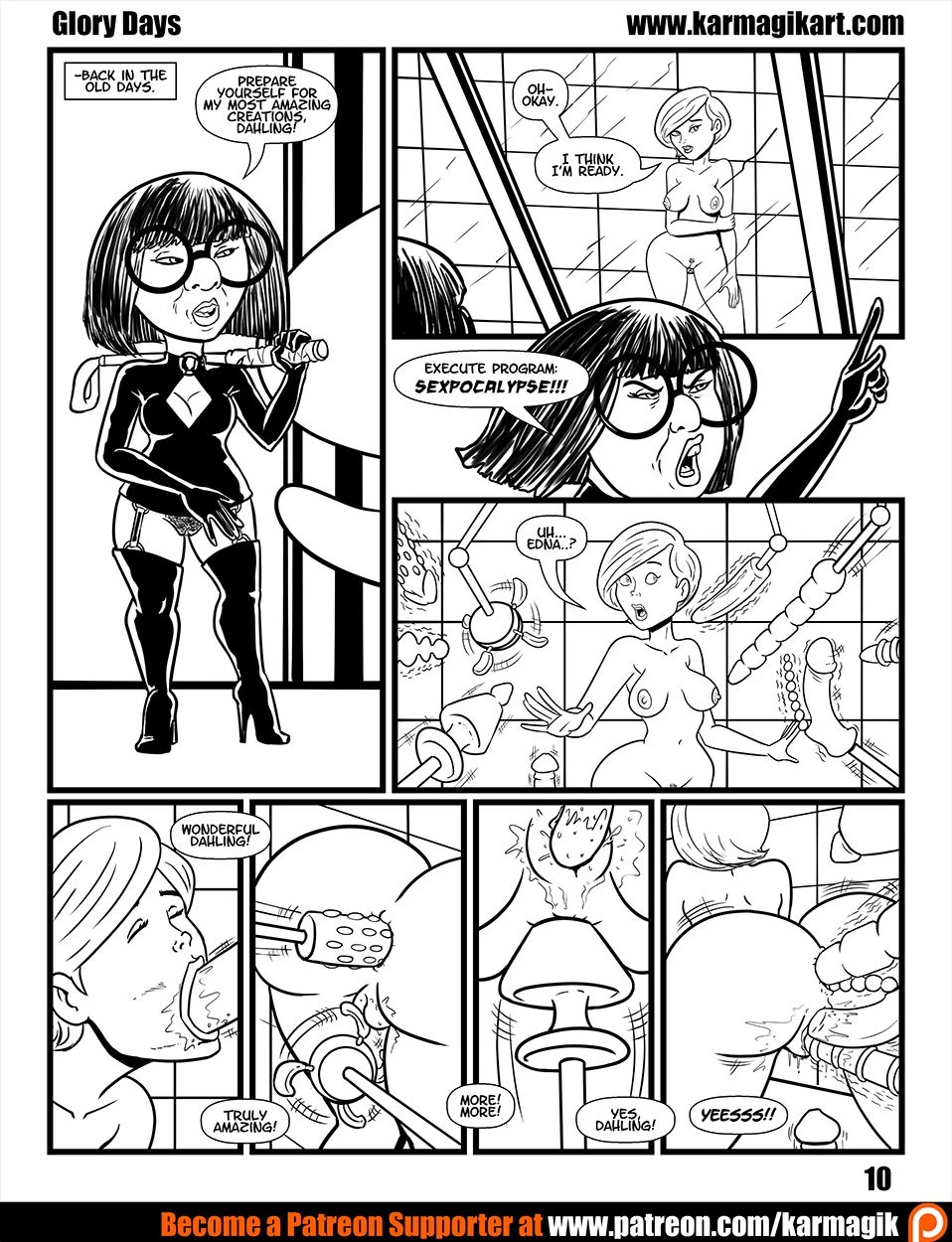Elastigirl in Glory Days porn comic picture 11