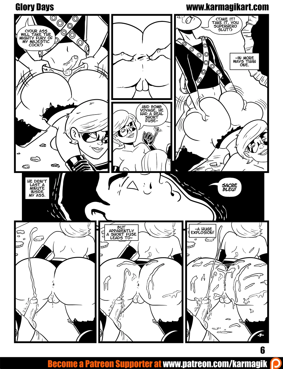 Elastigirl in Glory Days porn comic picture 7