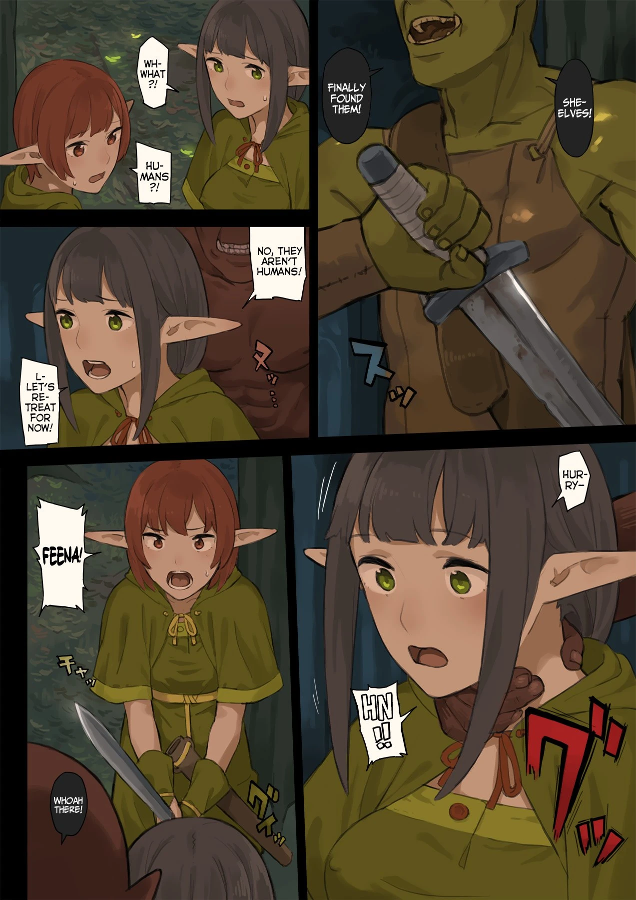 Elf no Sato to Ogre Gun porn comic picture 7