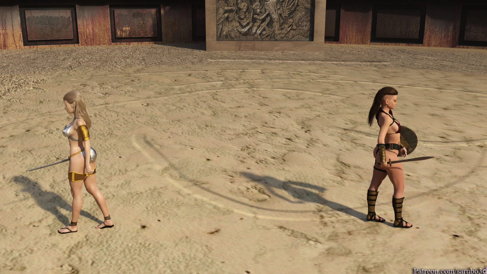 Elf vs Barbarian porn comic picture 7