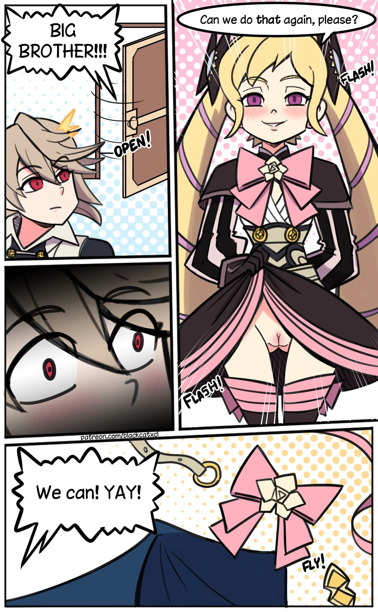 Elise x Corrin porn comic picture 3