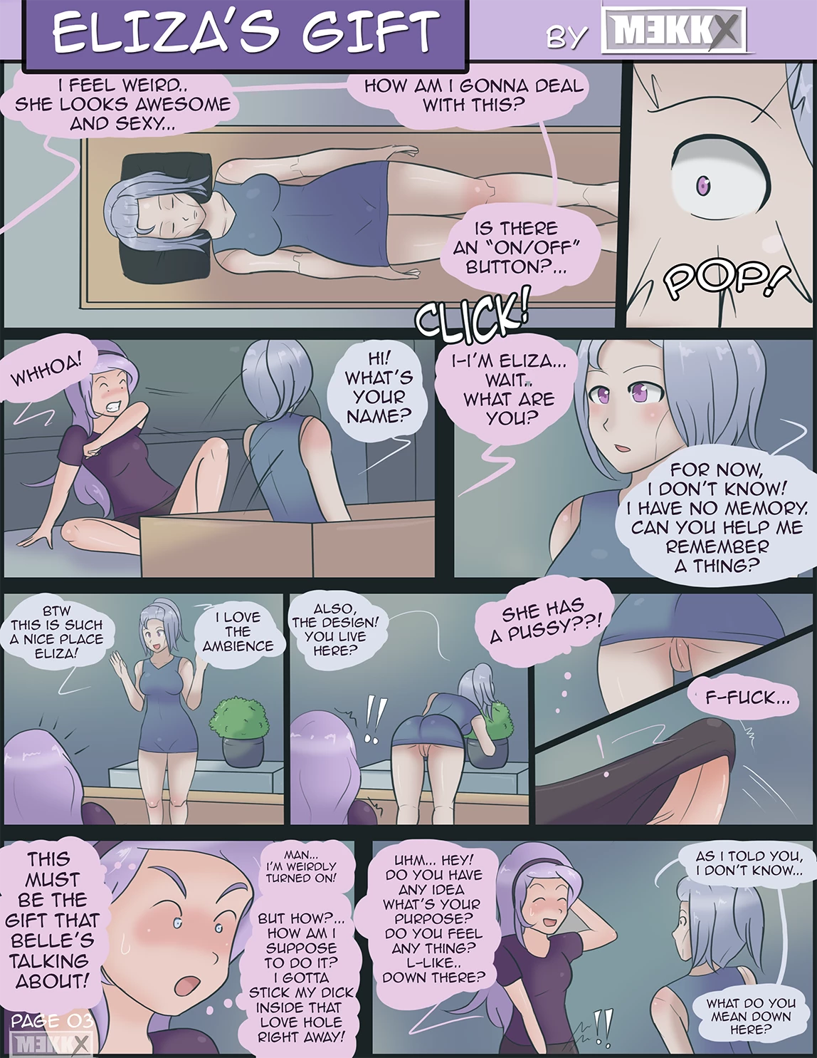 Eliza's Gift porn comic picture 3