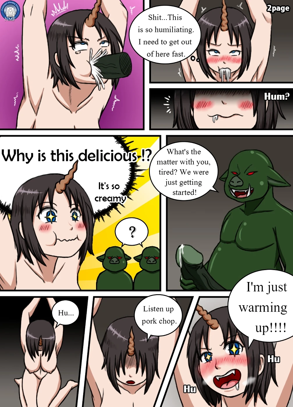 Elma and Orcs porn comic picture 2