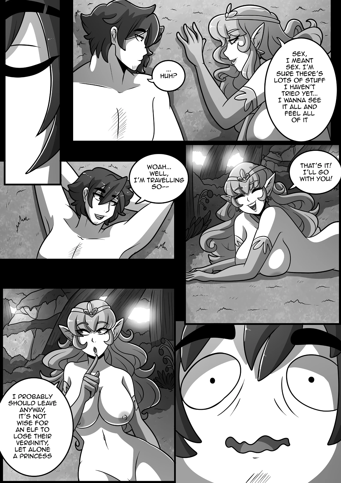 Elphi! porn comic picture 24