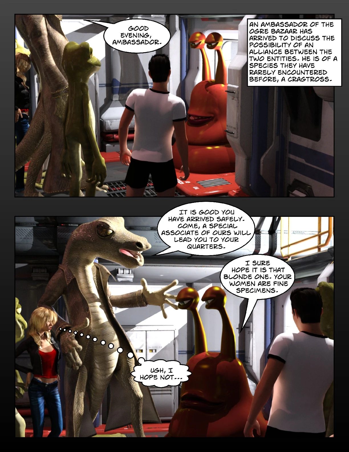 Emily and the Extraterrestrial Negotiations porn comic picture 3