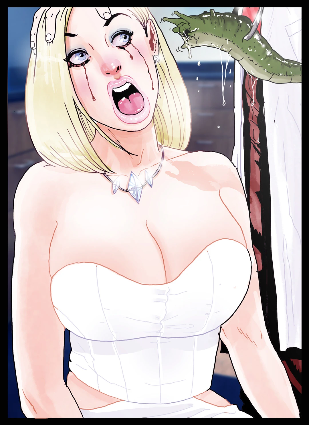 Emma Frost vs. The Brain Worms porn comic picture 22